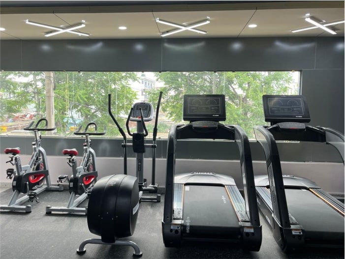 Fitness Centre-JMD Hotel Room Farrukhnagar
