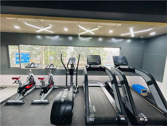 Fitness Centre-JMD Hotel Room Farrukhnagar